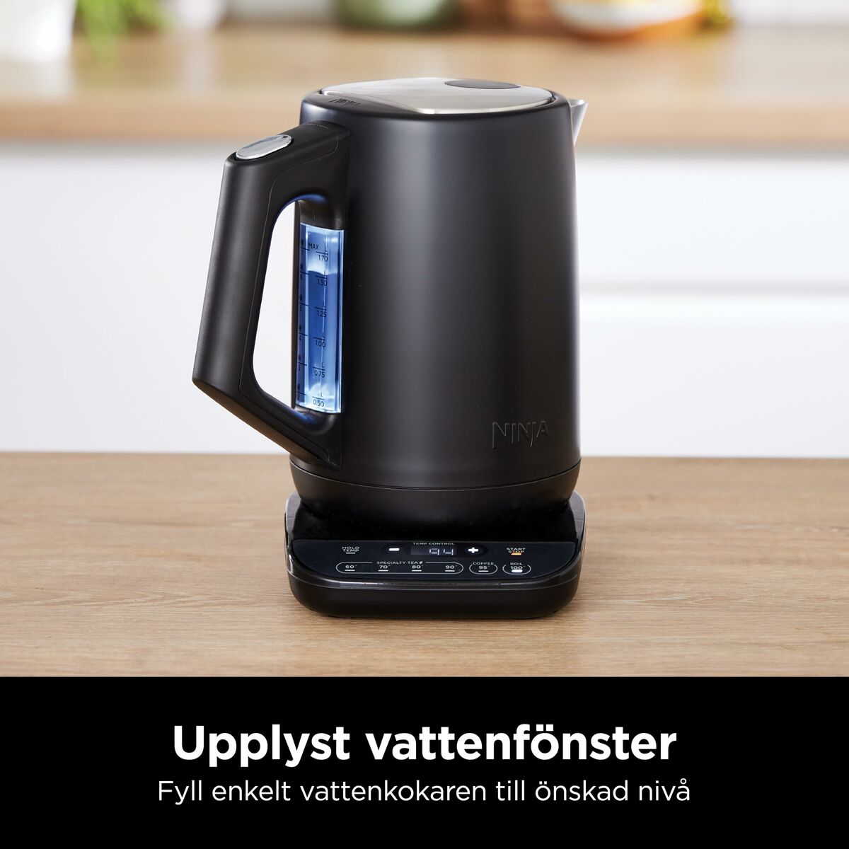 Waterkoker NINJA KT200EU Zwart Roestvrij staal 3000 W 1,7 L