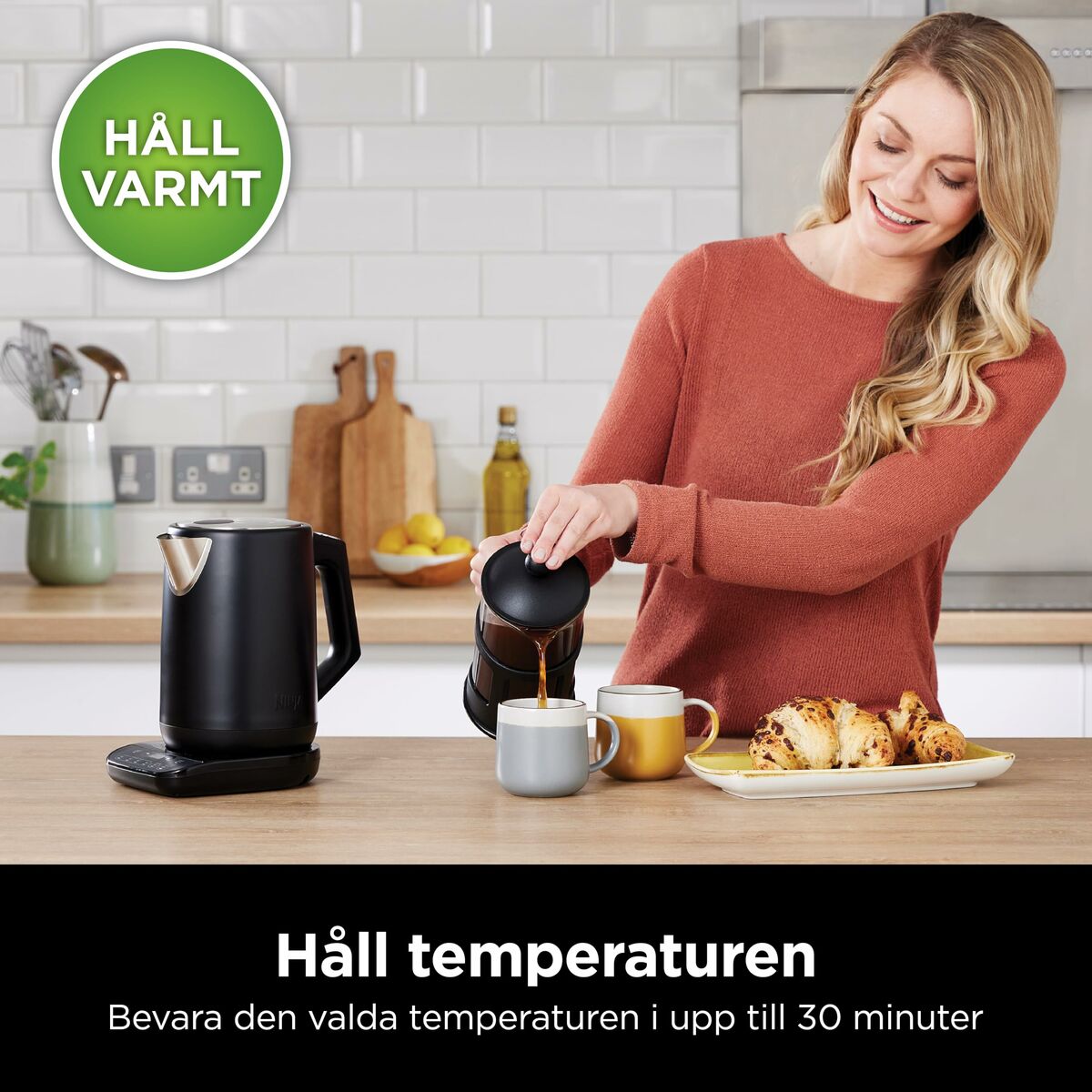 Waterkoker NINJA KT200EU Zwart Roestvrij staal 3000 W 1,7 L