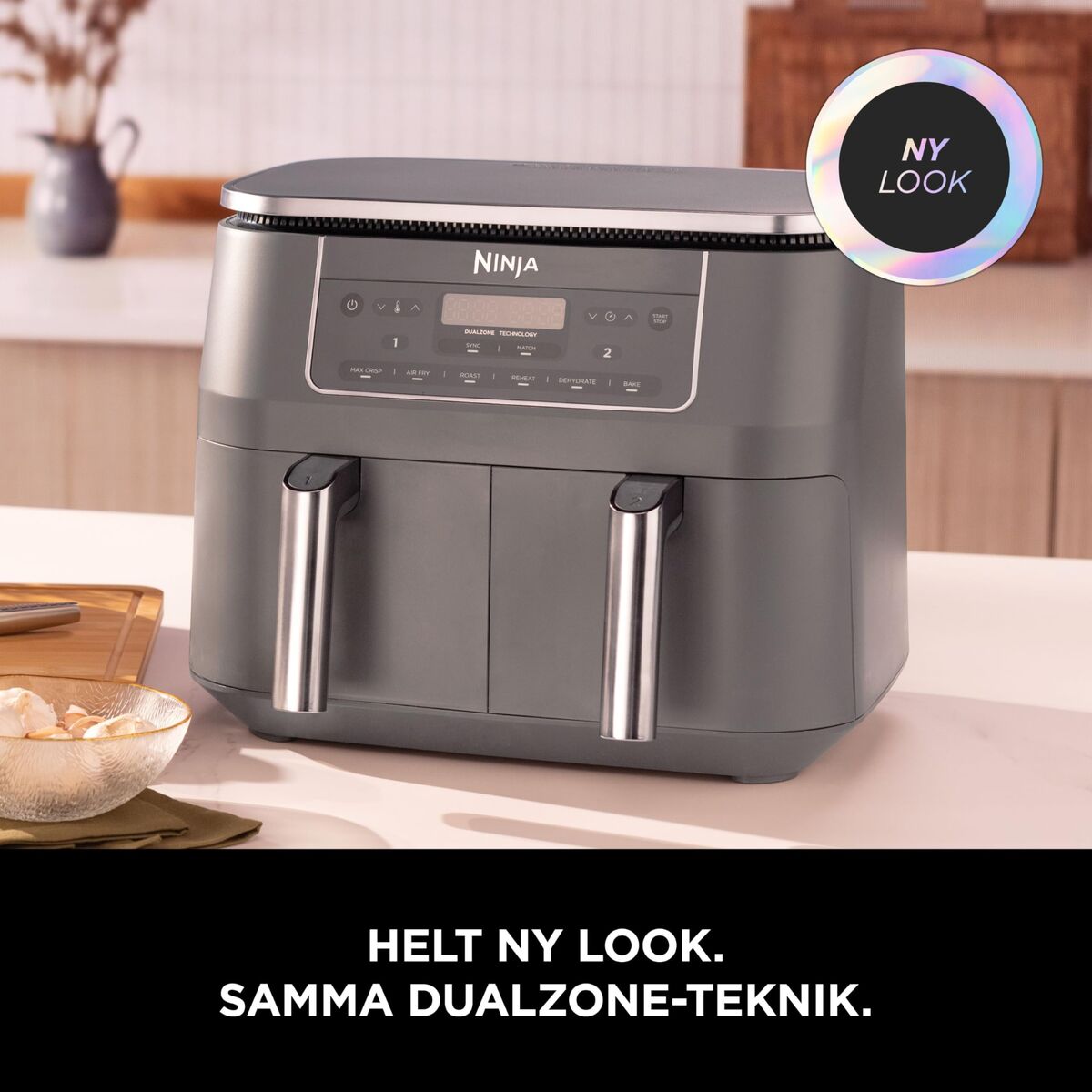 Air Fryer NINJA DZ300EU Grey 2400 W 7,6 L