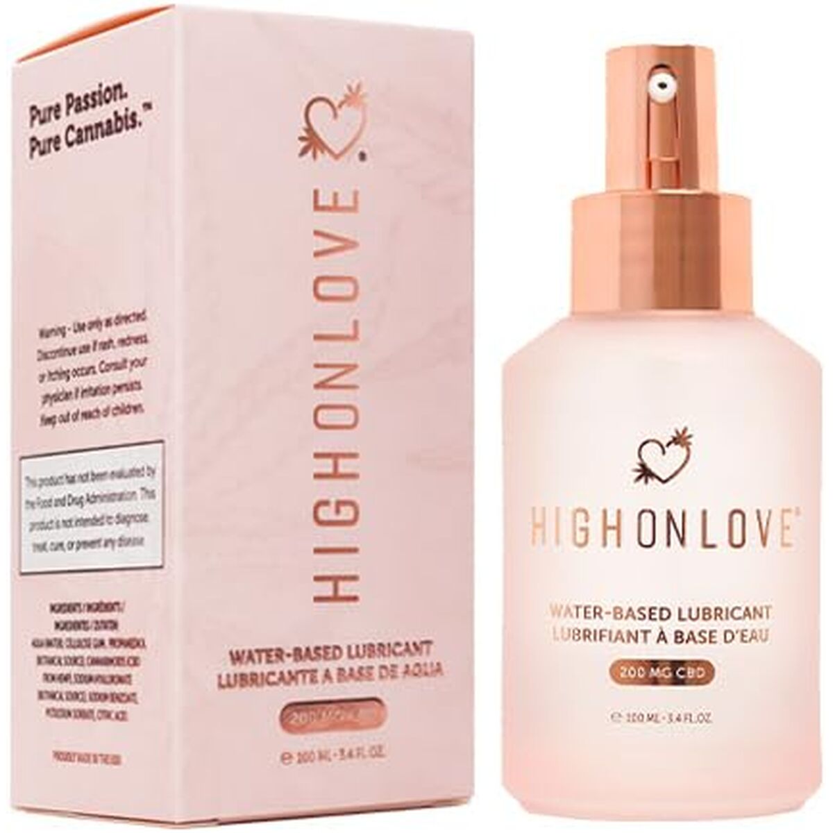 Lubrica High on Love 100 ml Sin aroma 1 Dalys