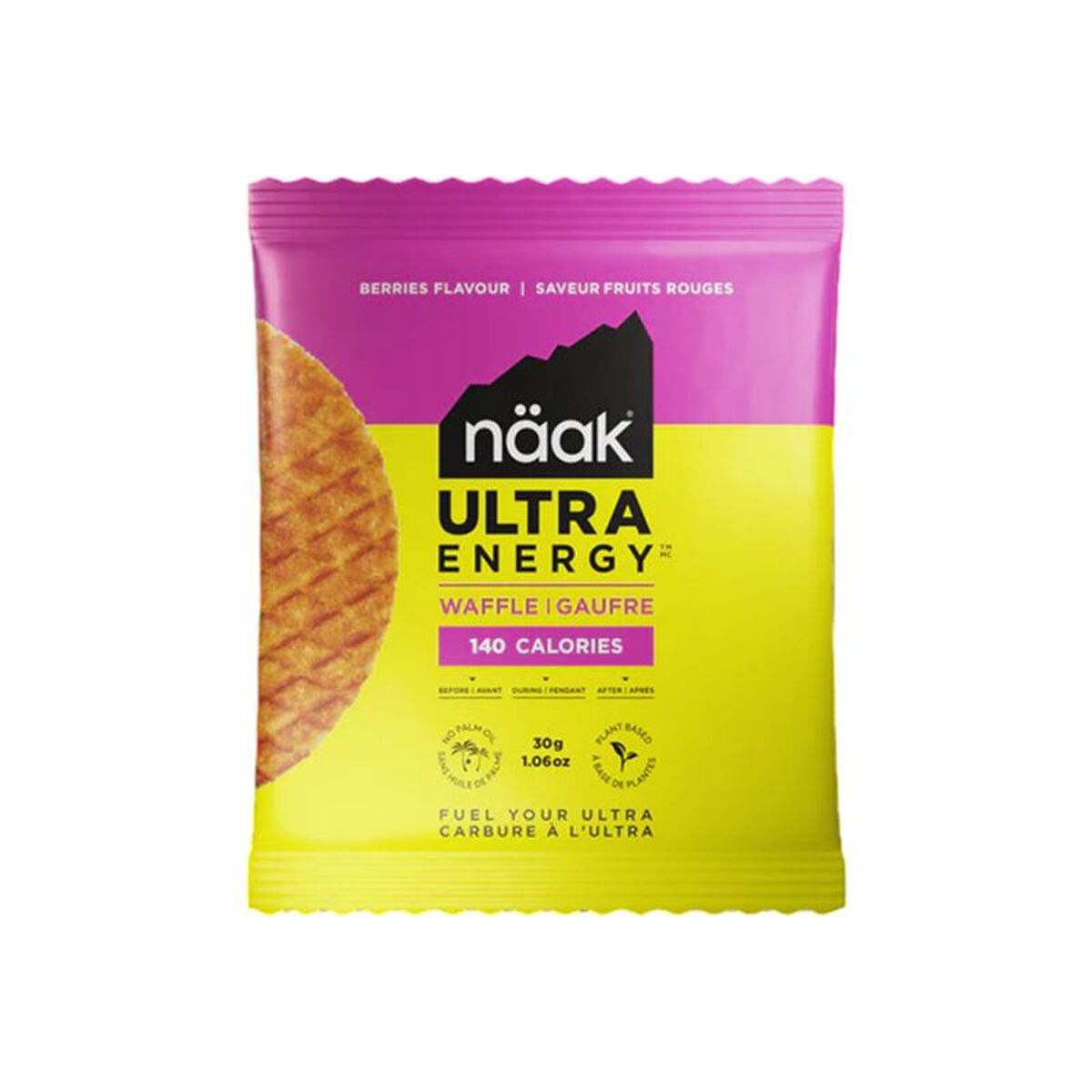 Barrita Energética naak Ultra Energy™ Waffle Bagas 30 g