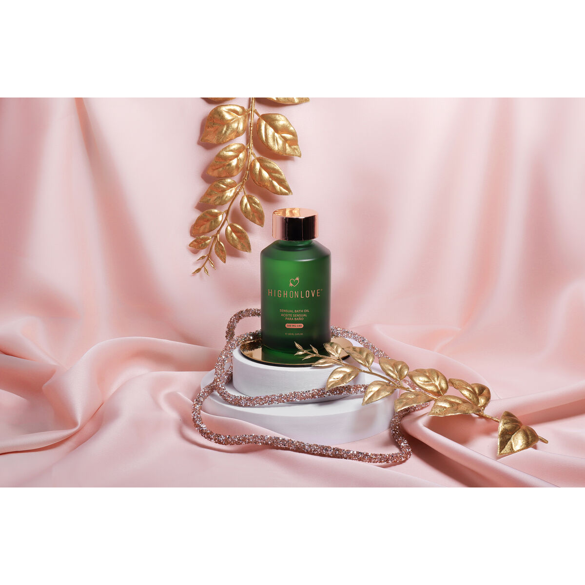 Vonios aliejus High on Love Sensual 100 ml CBD