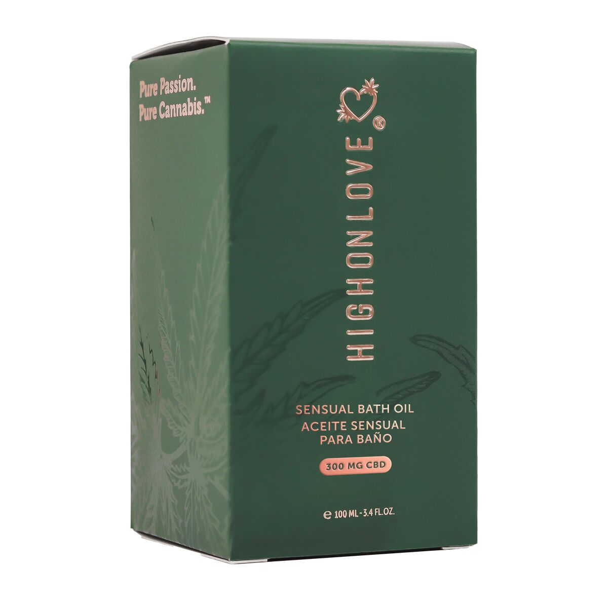 Vonios aliejus High on Love Sensual 100 ml CBD