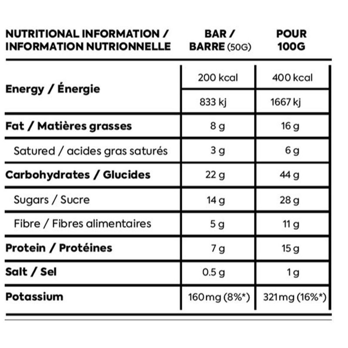 Barrita Energética naak Ultra Energy 50 g Frutos secos Bagas
