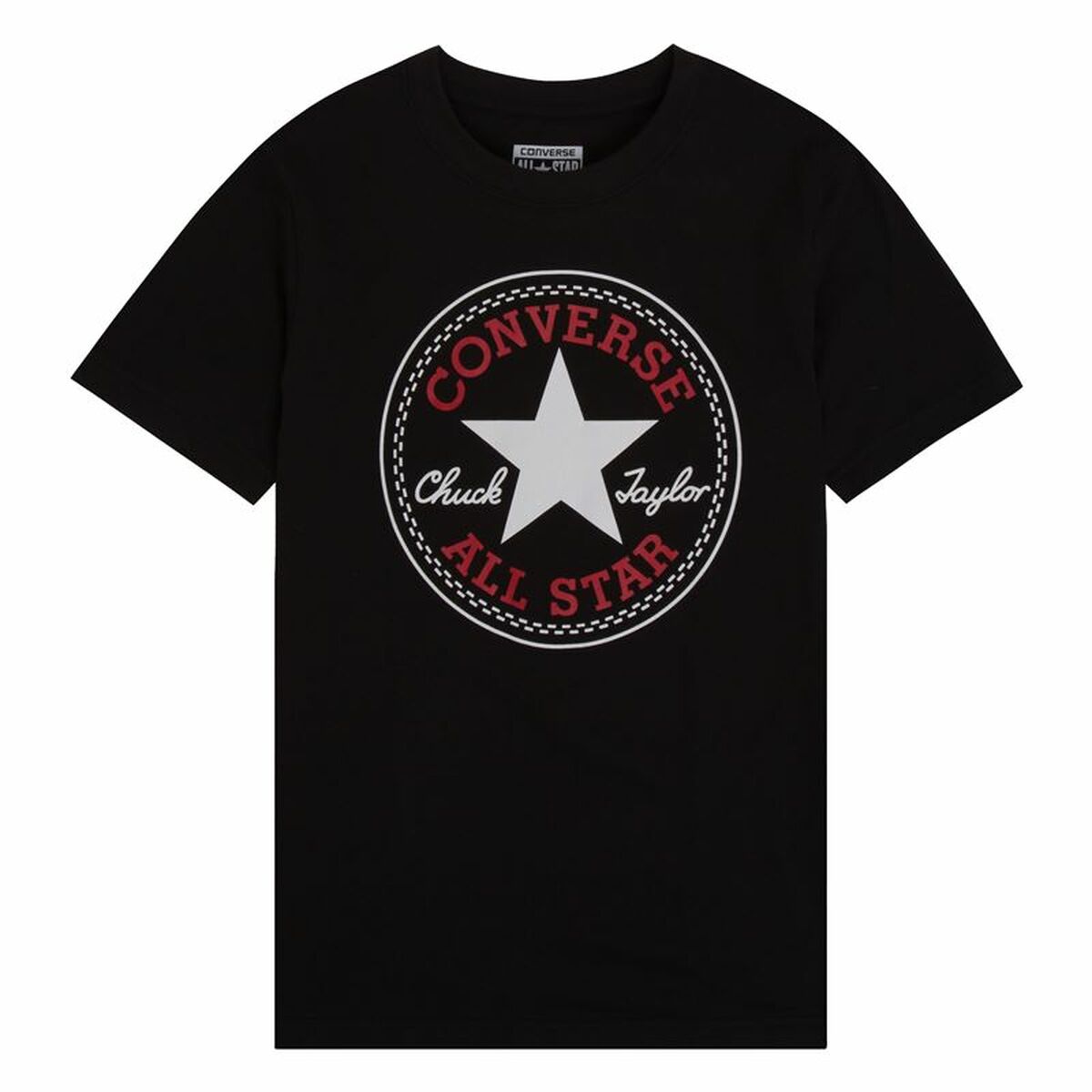 T shirt à manches courtes Converse Chuck Taylor All Star Core Noir