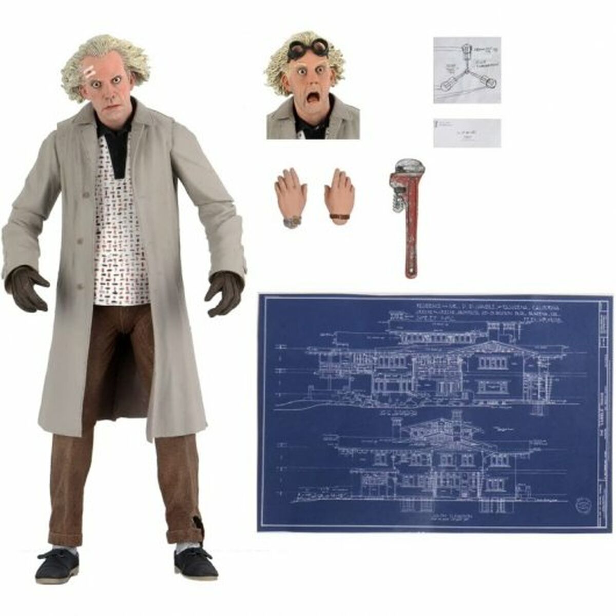 Figurine d’action Neca Ultimate Doc Brown 1985