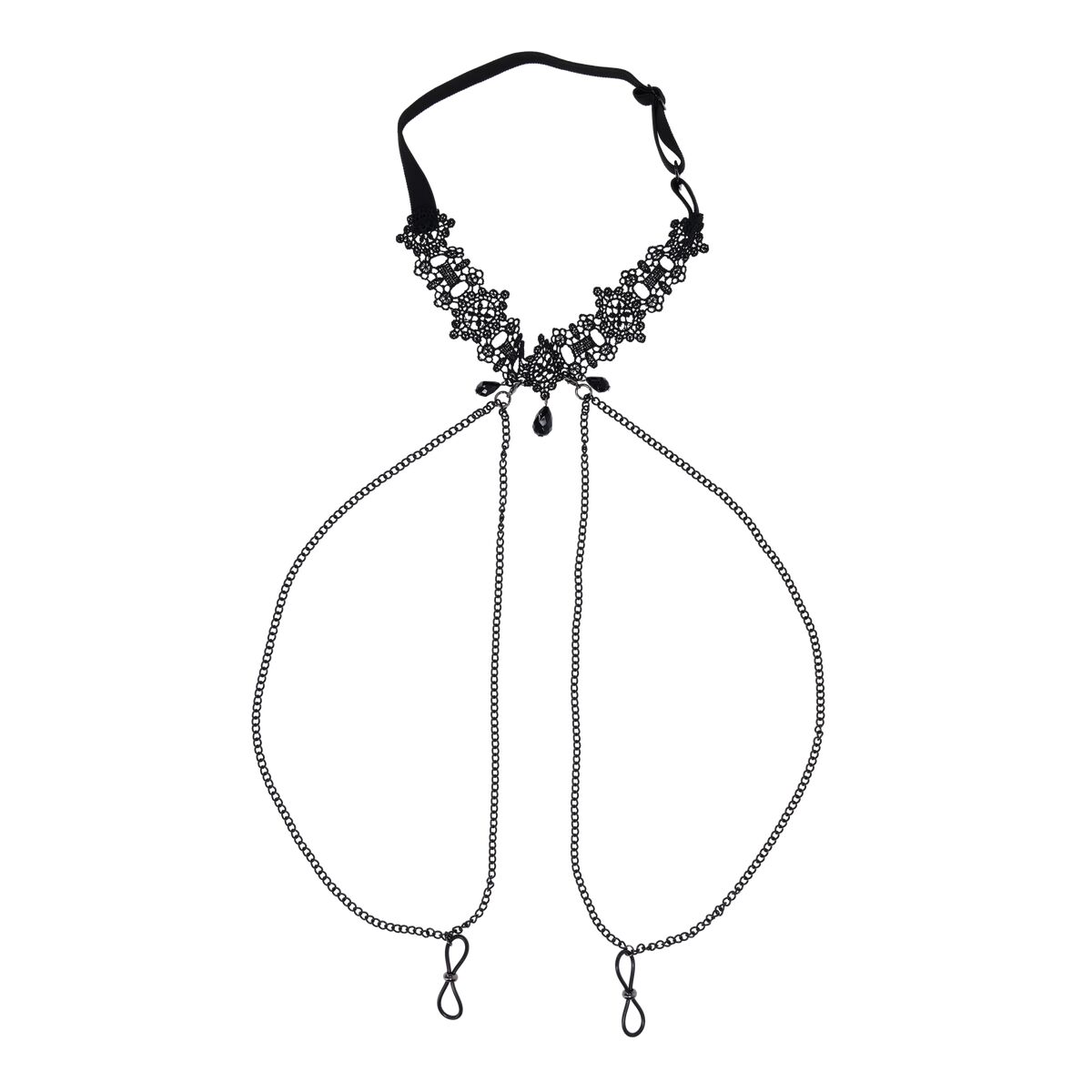 Skřipce na bradavky s řetězem Sportsheets Sex and Mischief