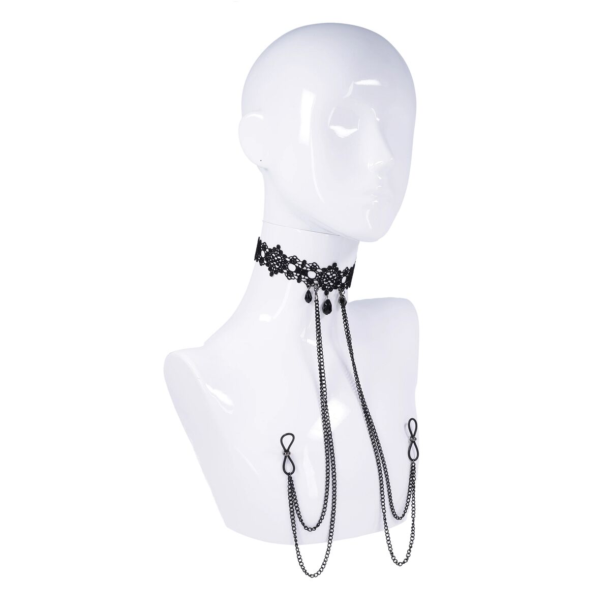 Skřipce na bradavky s řetězem Sportsheets Sex and Mischief