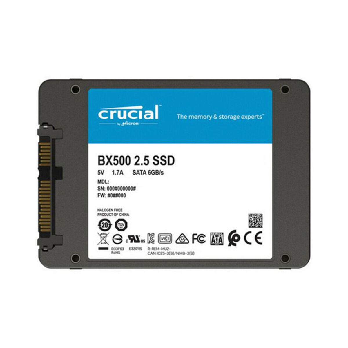 Picture of Hard Drive Crucial CT240BX500SSD1 240 GB SSD SSD