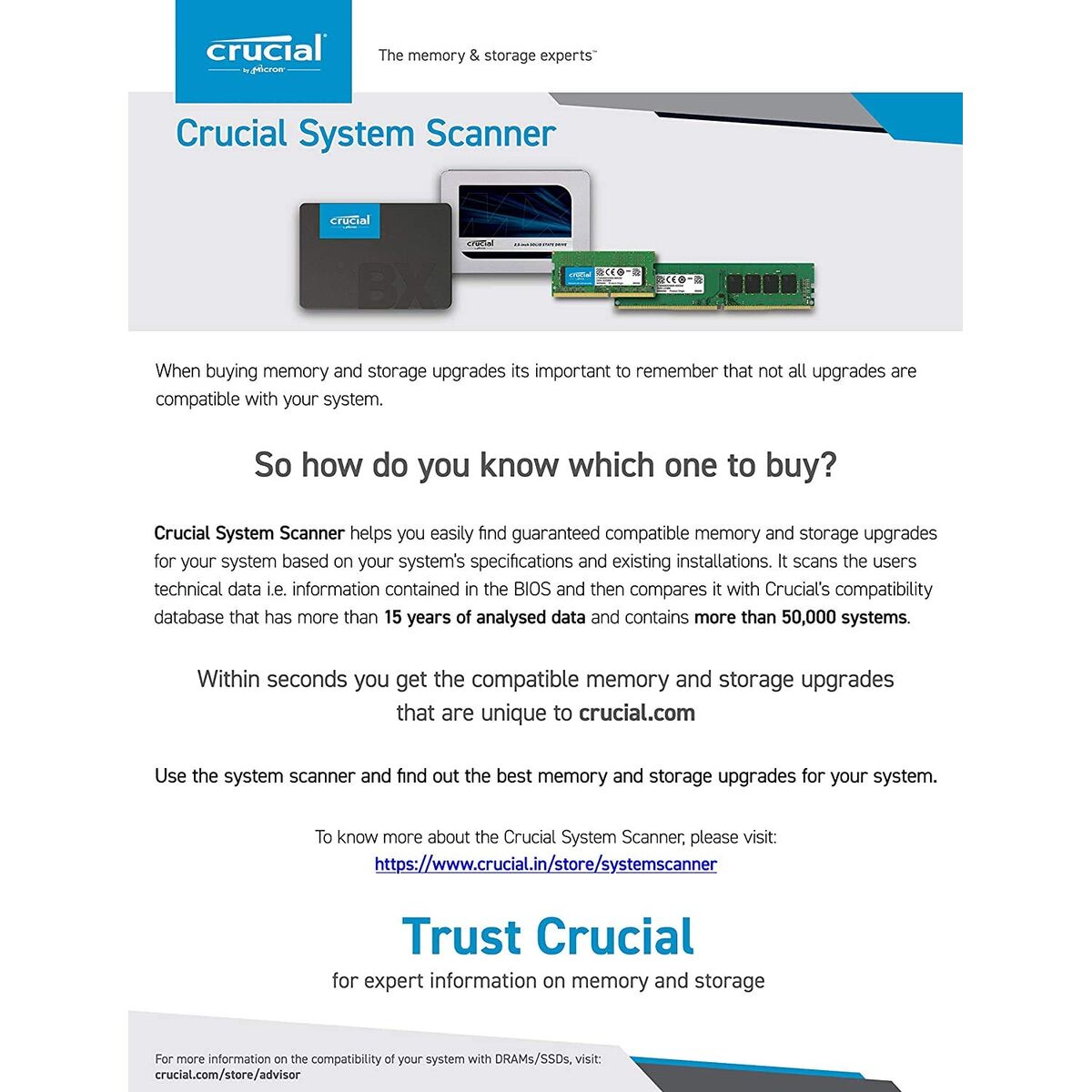 Bild von RAM Memory Crucial CT32G4SFD832A 32 GB DDR4 3200 MHz CL22