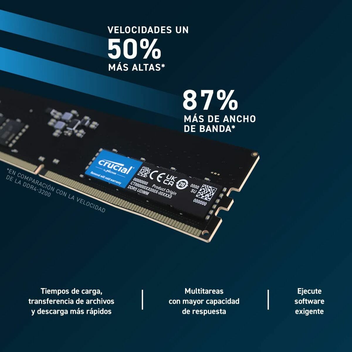 Afbeeldingen van RAM Memory Crucial CT2K16G48C40U5 DDR5 4800 MHz 32 GB CL40