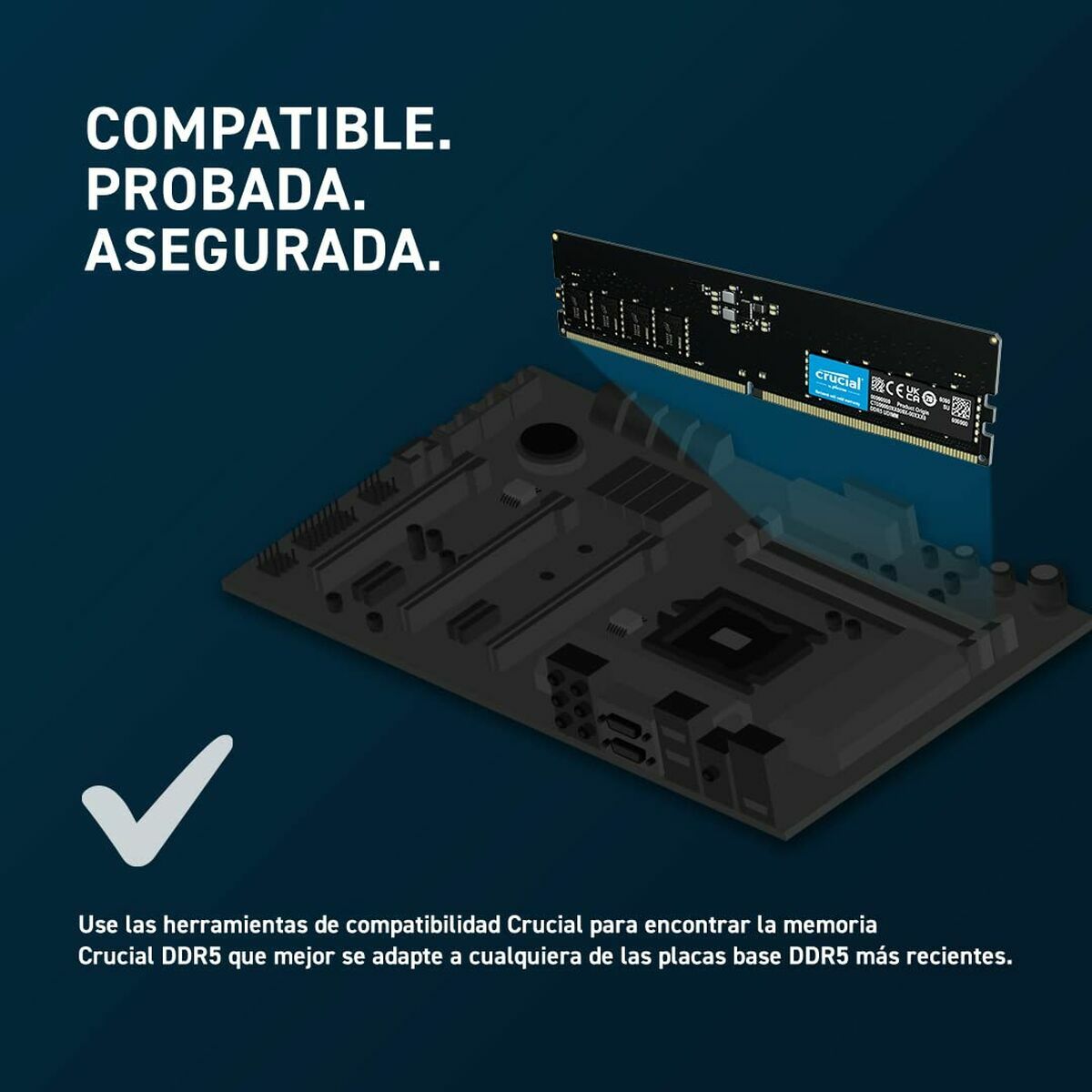 Afbeeldingen van RAM Memory Crucial CT2K16G48C40U5 DDR5 4800 MHz 32 GB CL40
