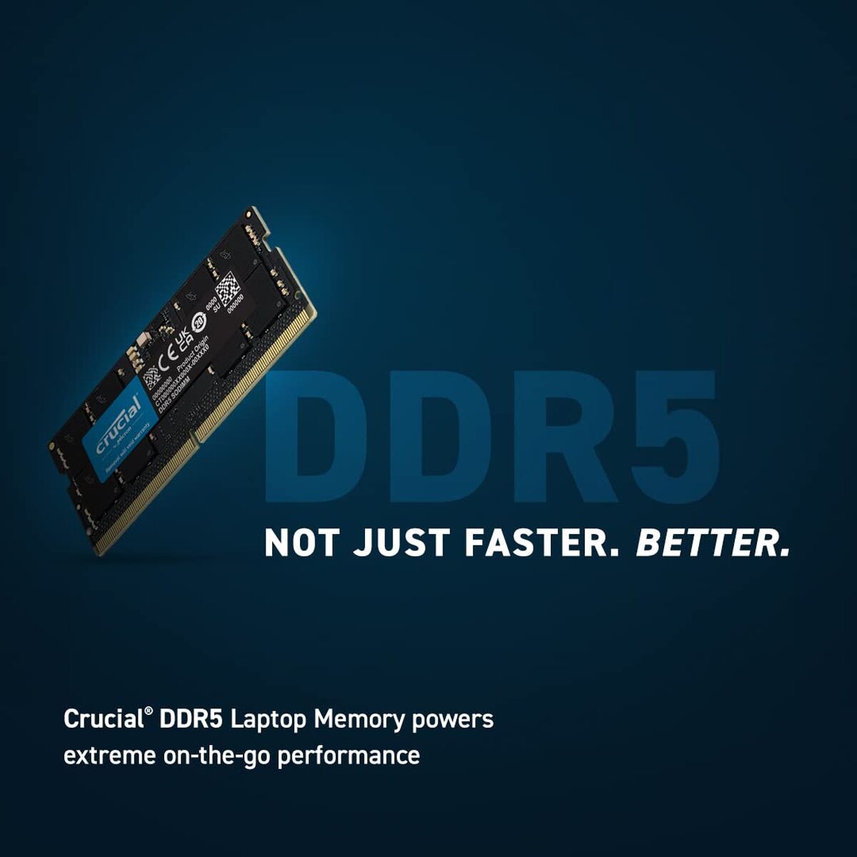 Bild von RAM Memory Crucial CT32G48C40S5 32 GB DDR5 SDRAM DDR5 4800 MHz CL40