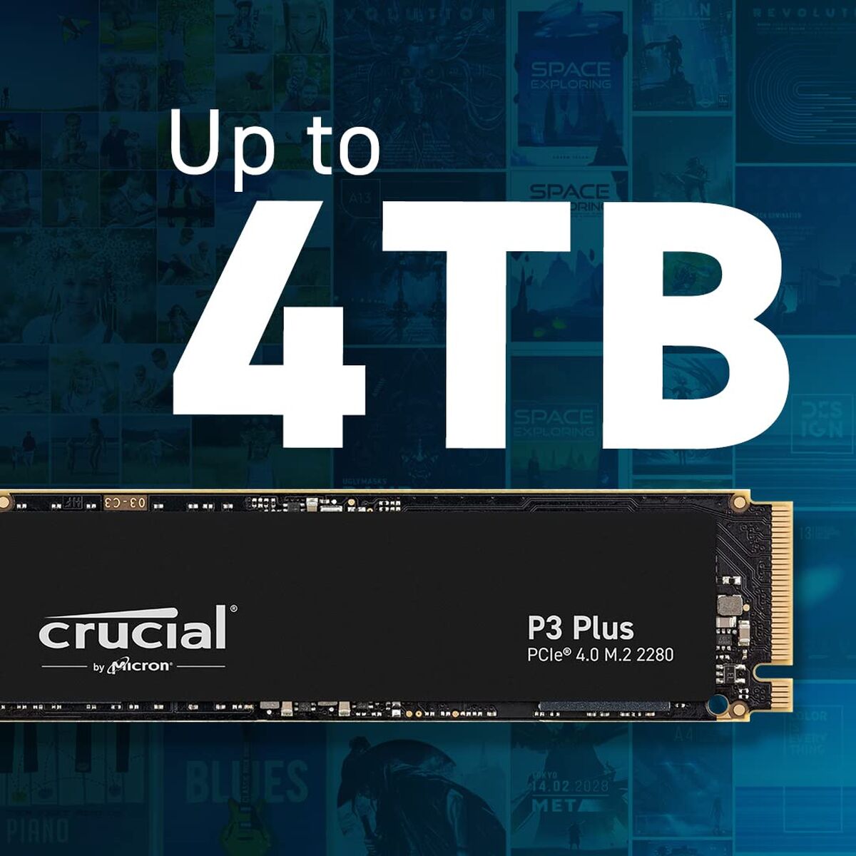 Bild von Hard Drive Crucial P3 Plus 2 TB SSD