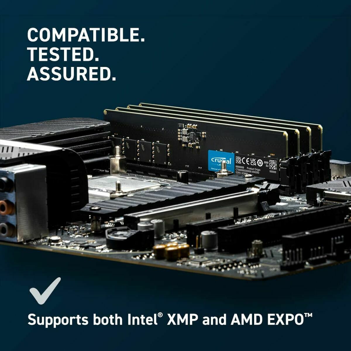 Afbeeldingen van RAM Memory Crucial CT8G56C46U5 8 GB DDR5 SDRAM DDR5 5600 MHz