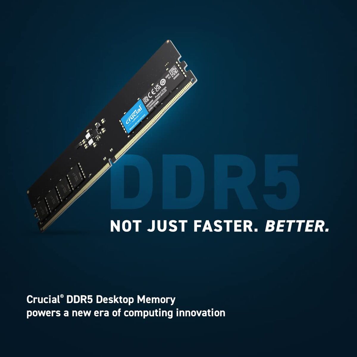 Bild von RAM Memory Crucial CT16G56C46U5 16 GB DDR5 SDRAM DDR5 5600 MHz