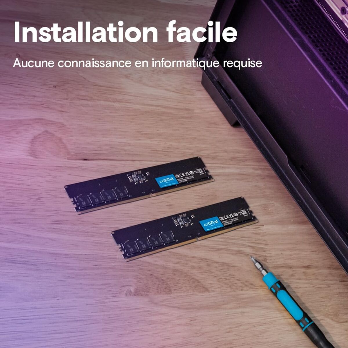 Picture of RAM Memory Crucial CT2K8G56C46U5 16 GB DDR5 SDRAM DDR5 5600 MHz