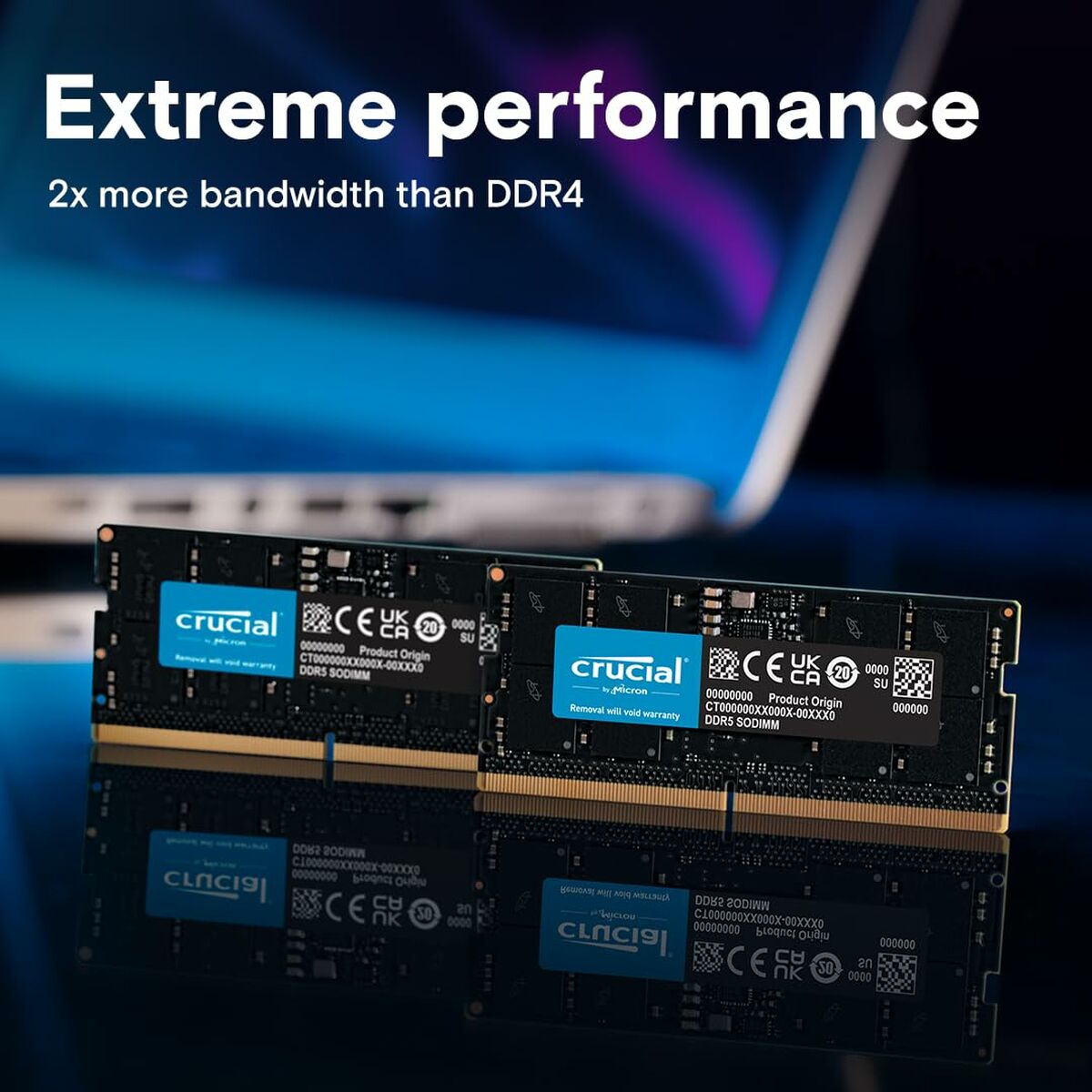 Afbeeldingen van RAM Memory Crucial CT32G56C46S5 32 GB DDR5 5600 MHz CL46