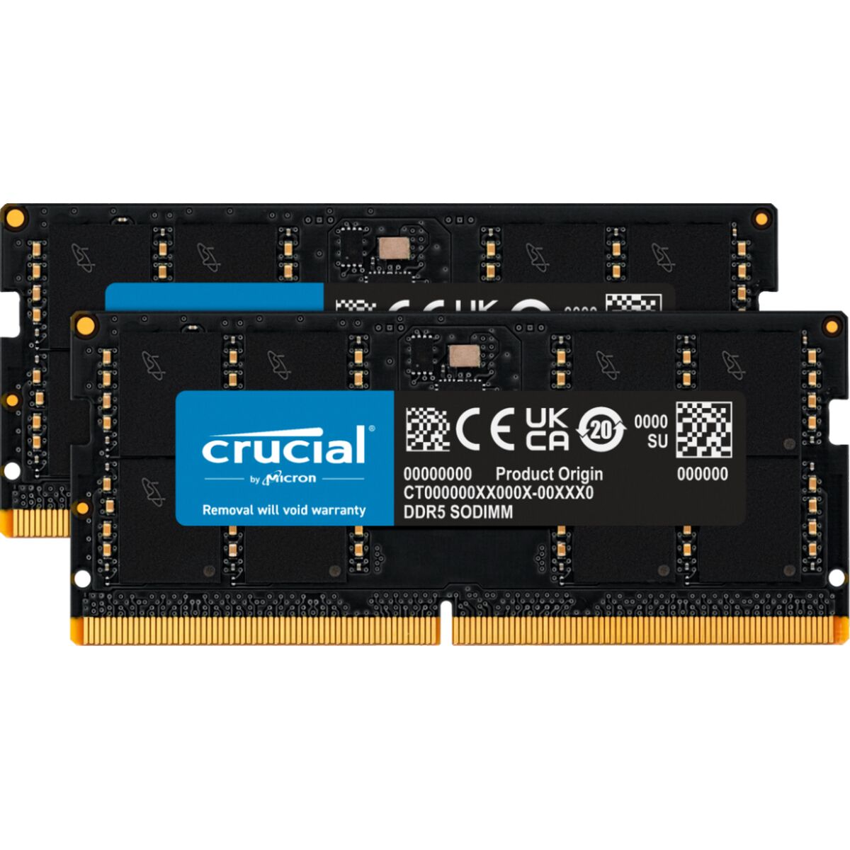 Afbeeldingen van RAM Memory Crucial CT2K32G56C46S5 64 GB DDR5 SDRAM DDR5 5600 MHz