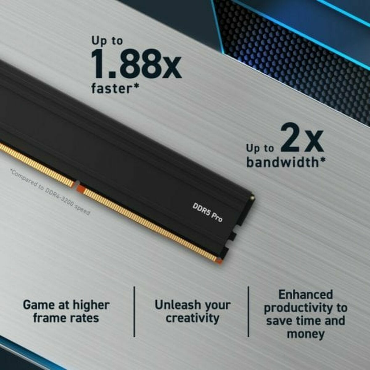 Afbeeldingen van RAM Memory Crucial CP2K32G56C46U5 64 GB DDR5 SDRAM DDR5 5600 MHz