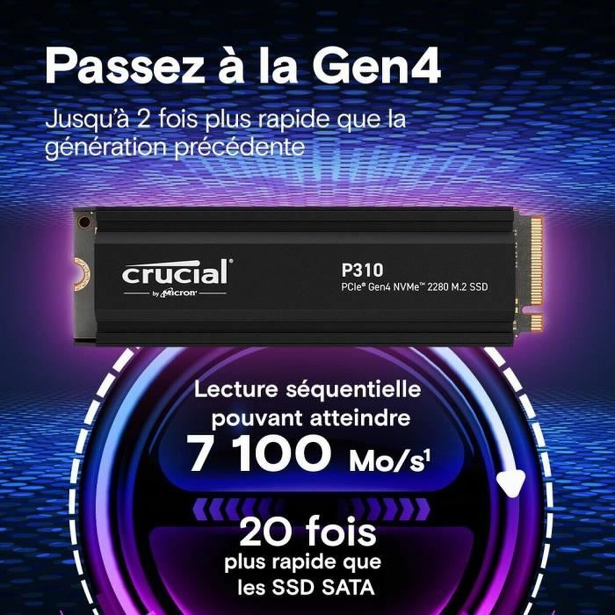 Picture of Hard Drive Crucial 2 TB SSD