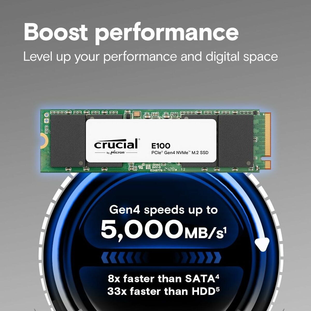 Picture of Hard Drive Crucial CT2000E100SSD8 2 TB SSD