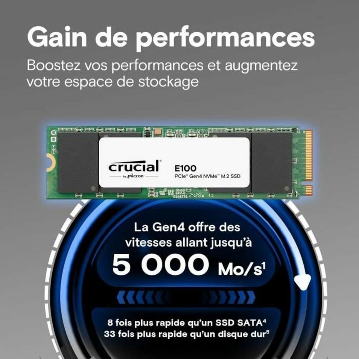 Picture of Hard Drive Crucial CT2000E100SSD8 2 TB SSD