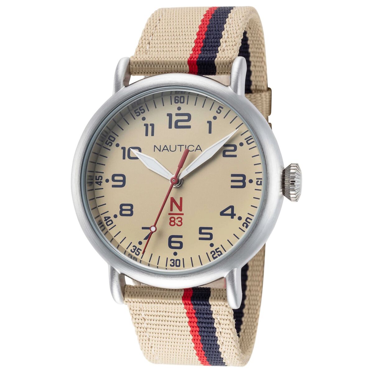 Horloge Heren Nautica NAPWLS911 Zilverkleurig (Ø 40 mm)