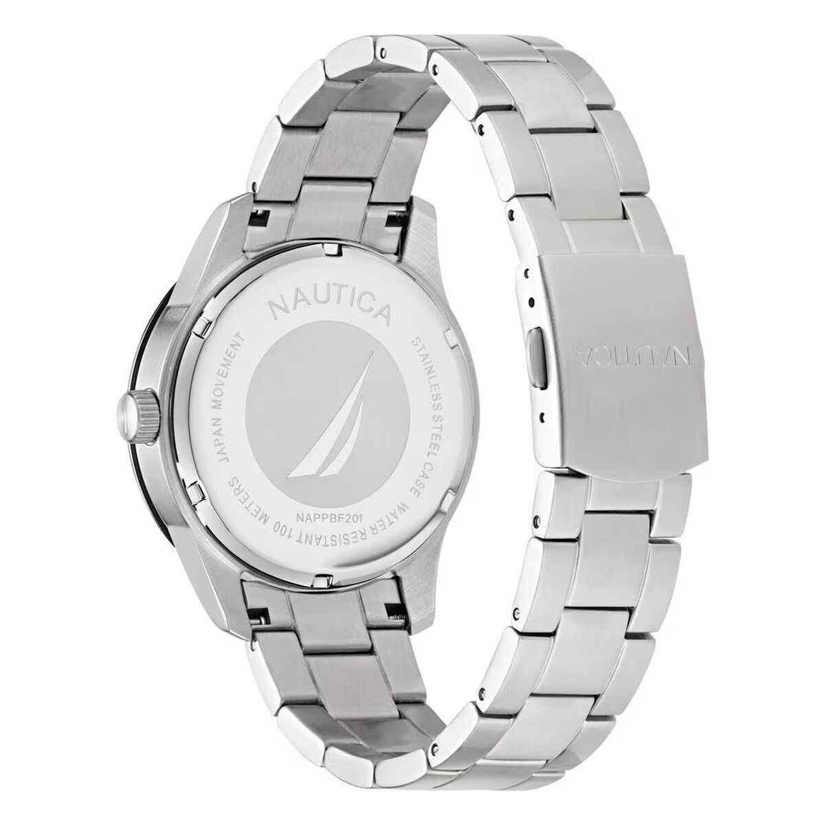 Horloge Heren Nautica Zilverkleurig (Ø 42 mm)