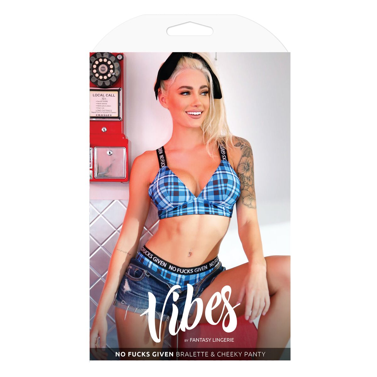 Krajkové Spodní Prádlo Fantasy Lingerie Modrý (S/M)