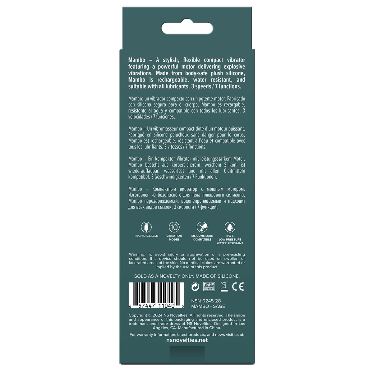 Minivibrátory NS Novelties Lust-n-Dreams Zelená