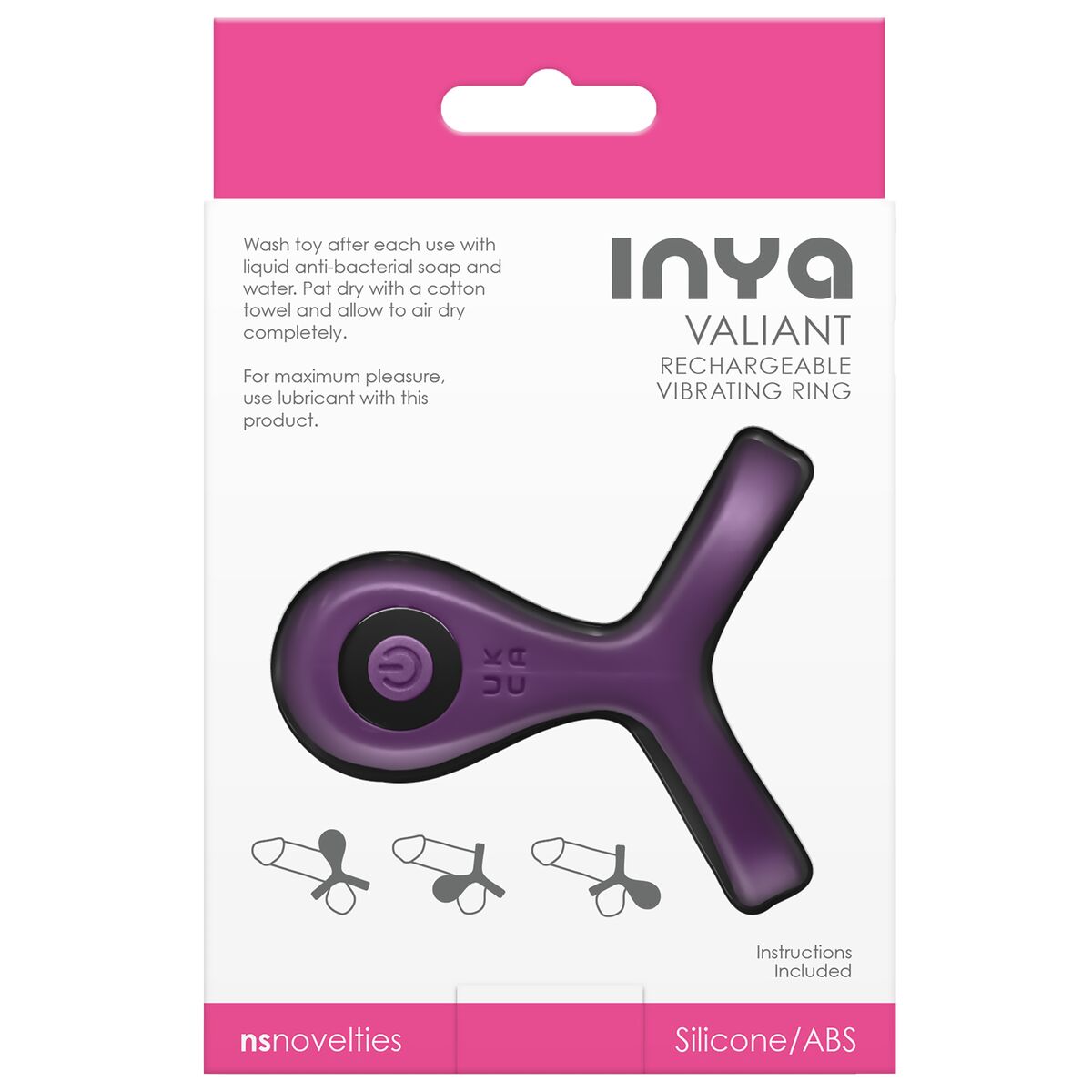 Cock Ring NS Novelties Inya Purple