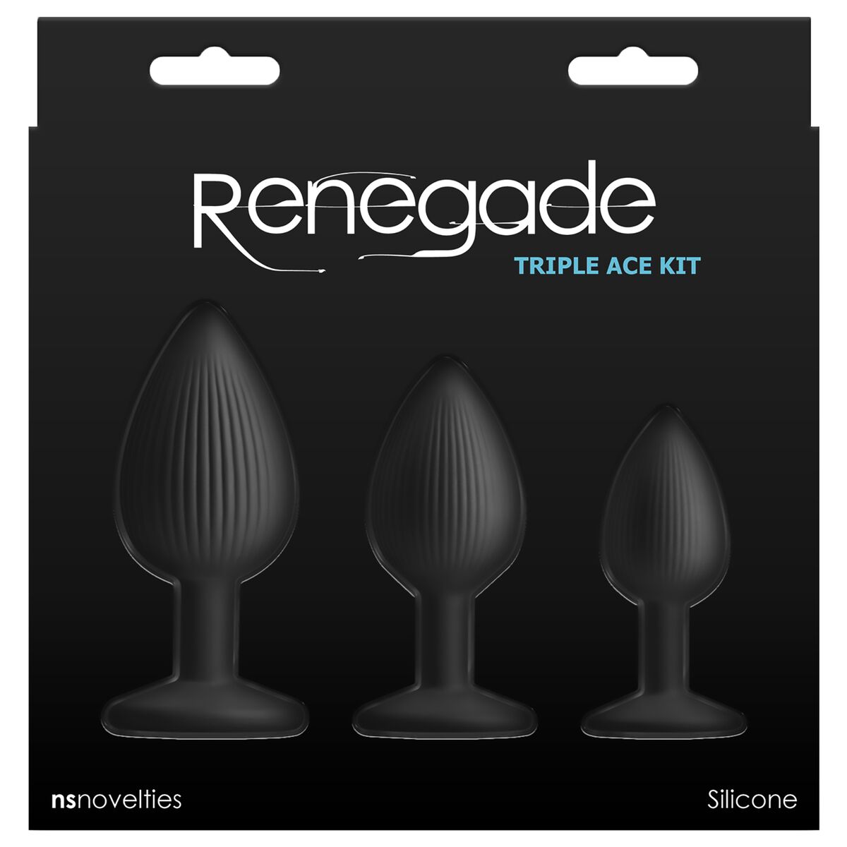 Anální kolík NS Novelties Renegade Černý (8,9 cm)