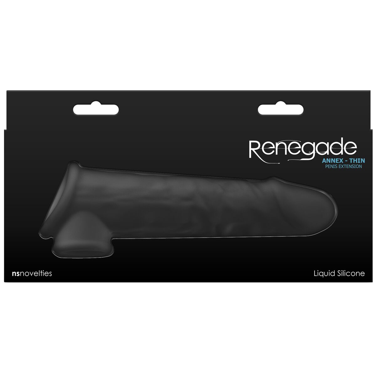 Potah na penis NS Novelties Renegade Černý 19,4 x 3,8 x 6 cm Ø 3,8 cm