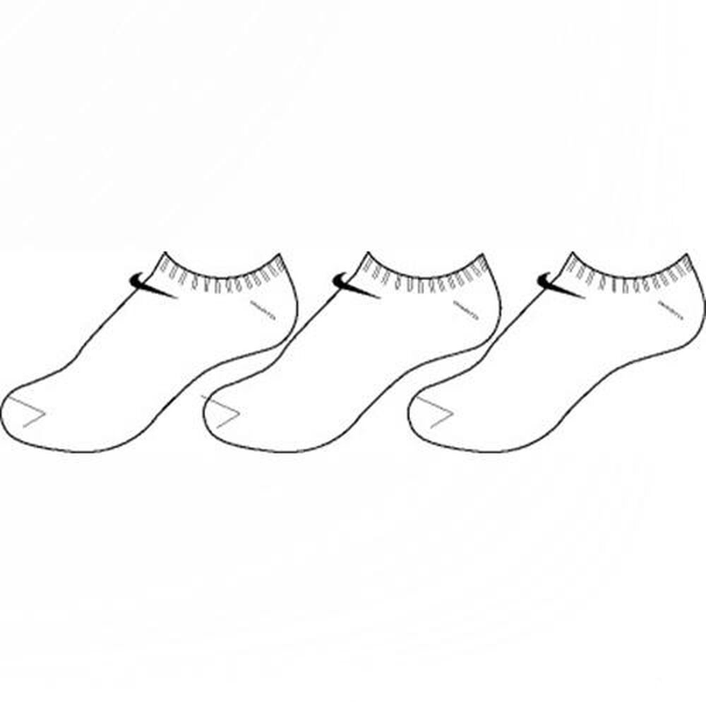 Socquettes de Sport Nike SX2554 101 Blanc/Noir
