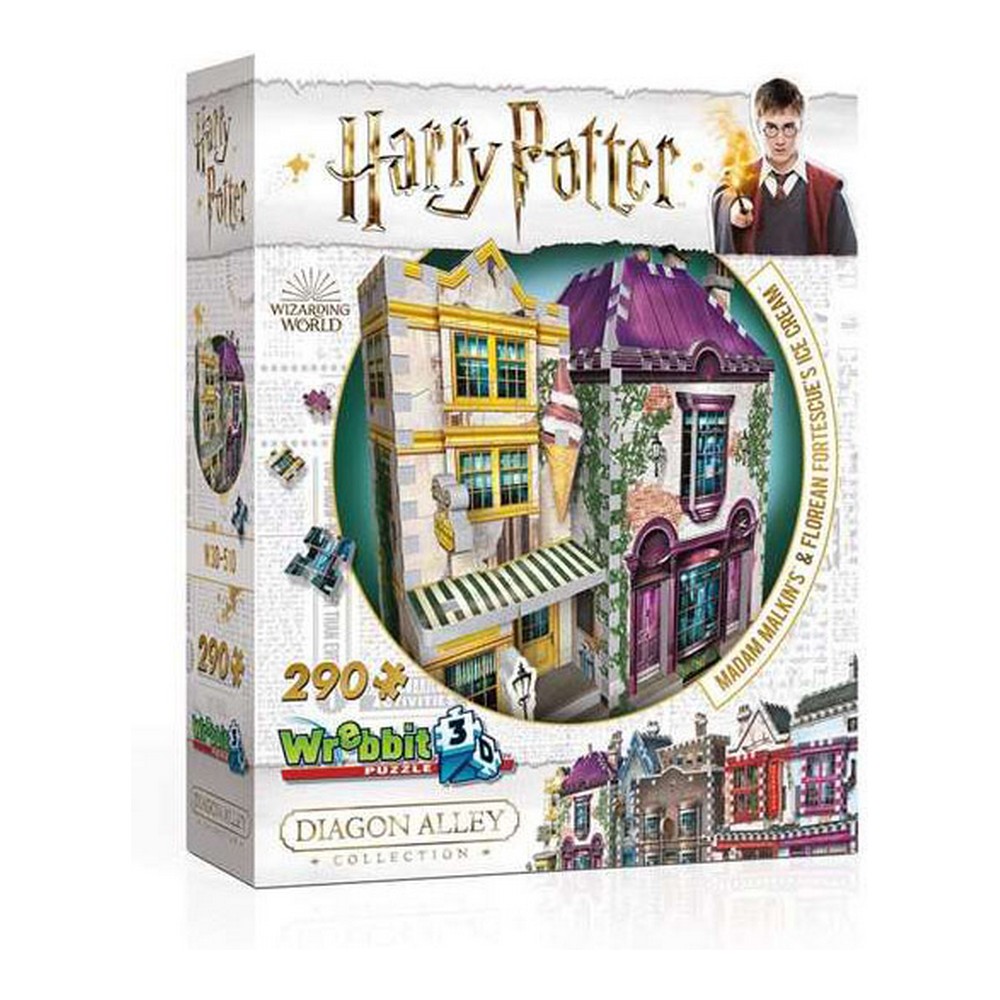 3D Puzzle Harry Potter Madam Malkin's & Florean Fortescue's Ice Cream Wrebbit (209 pcs)