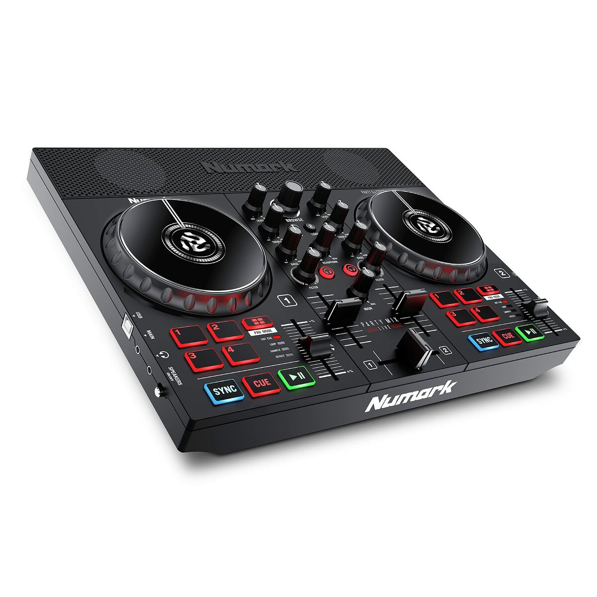 Contrôle DJ Numark Party Mix Live + HF 125