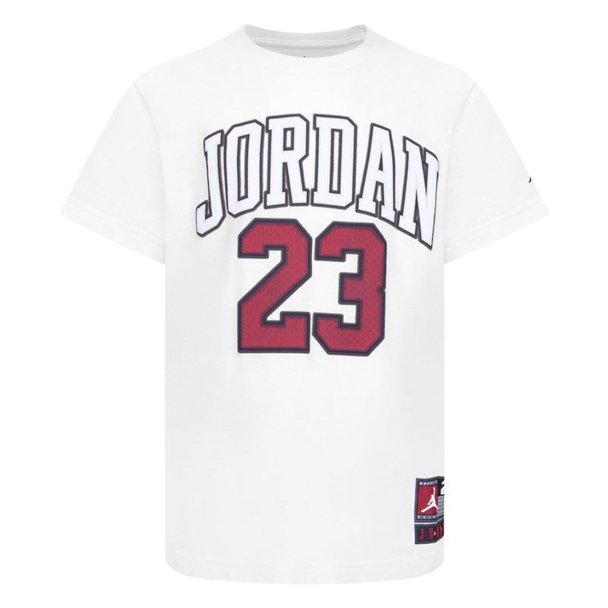 T-Shirt met Korte Mouwen voor kinderen Jordan 95A088-001 Wit