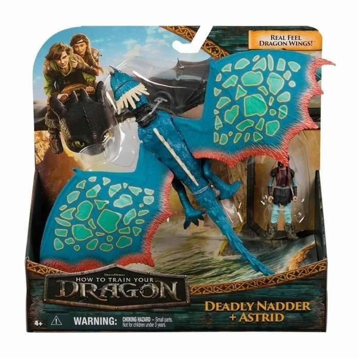 Εικόνες σε δράση Spin Master MAESTRO DE GIRO DRAGÓN Y VIKINGO 25 CM STORM