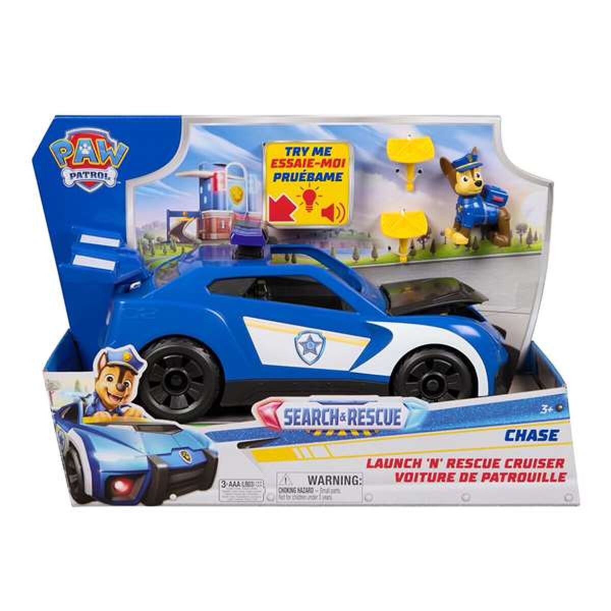 Auto Spin Master Blauw (4 Stuks)