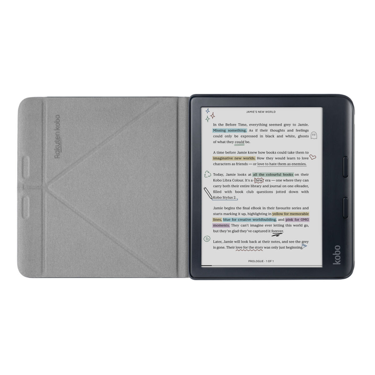 Picture of EBook Case Rakuten N428-AC-BK-E-PU Black 7"