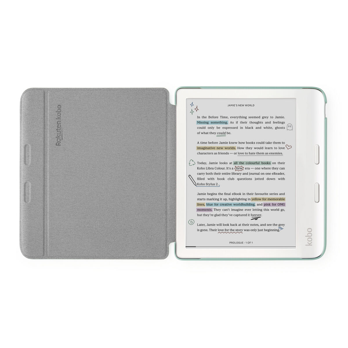 Picture of EBook Rakuten N428-AC-GR-O-PU Green 7"