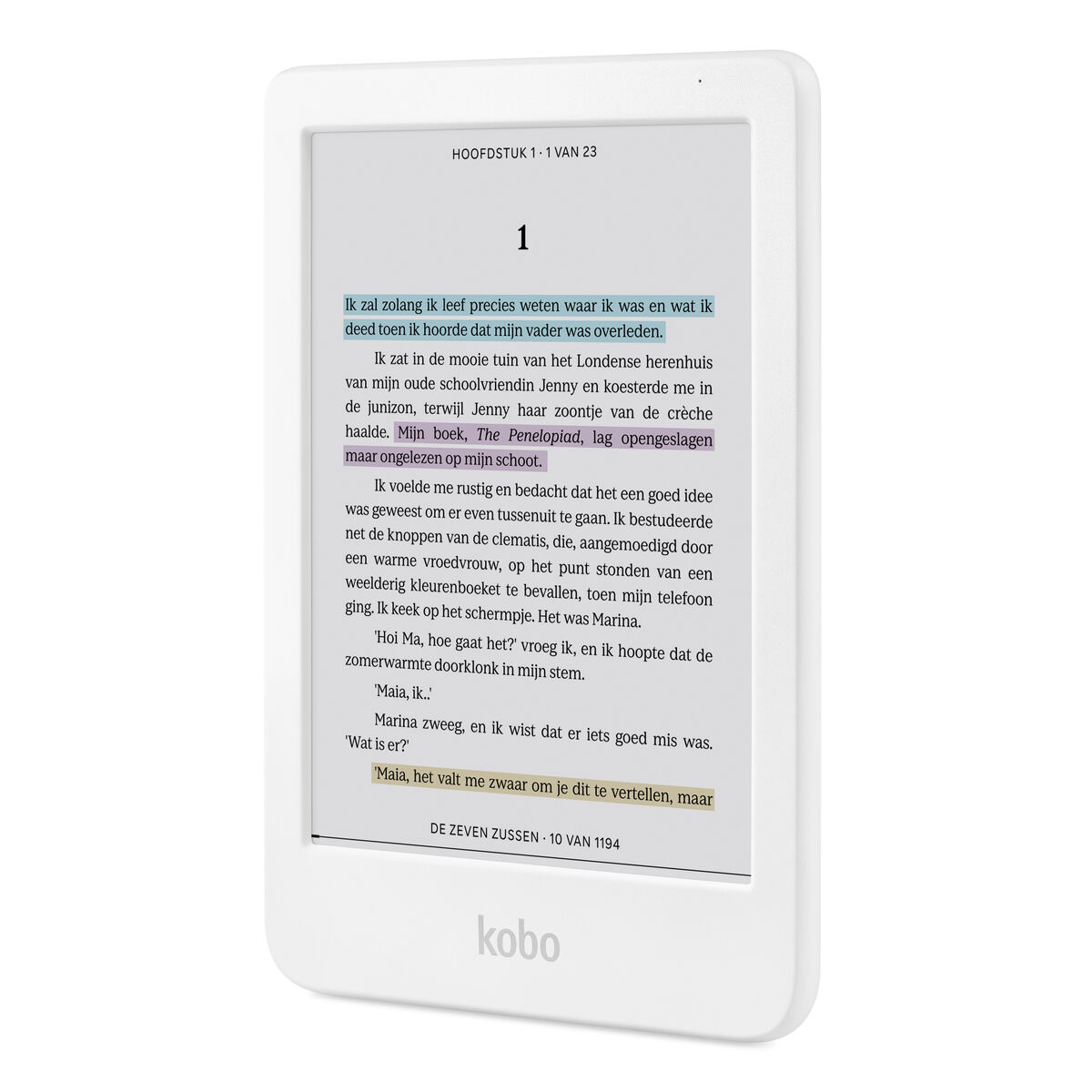 Bild von EBook Kobo N367-KU-WH-K-CK White 16 GB 6"