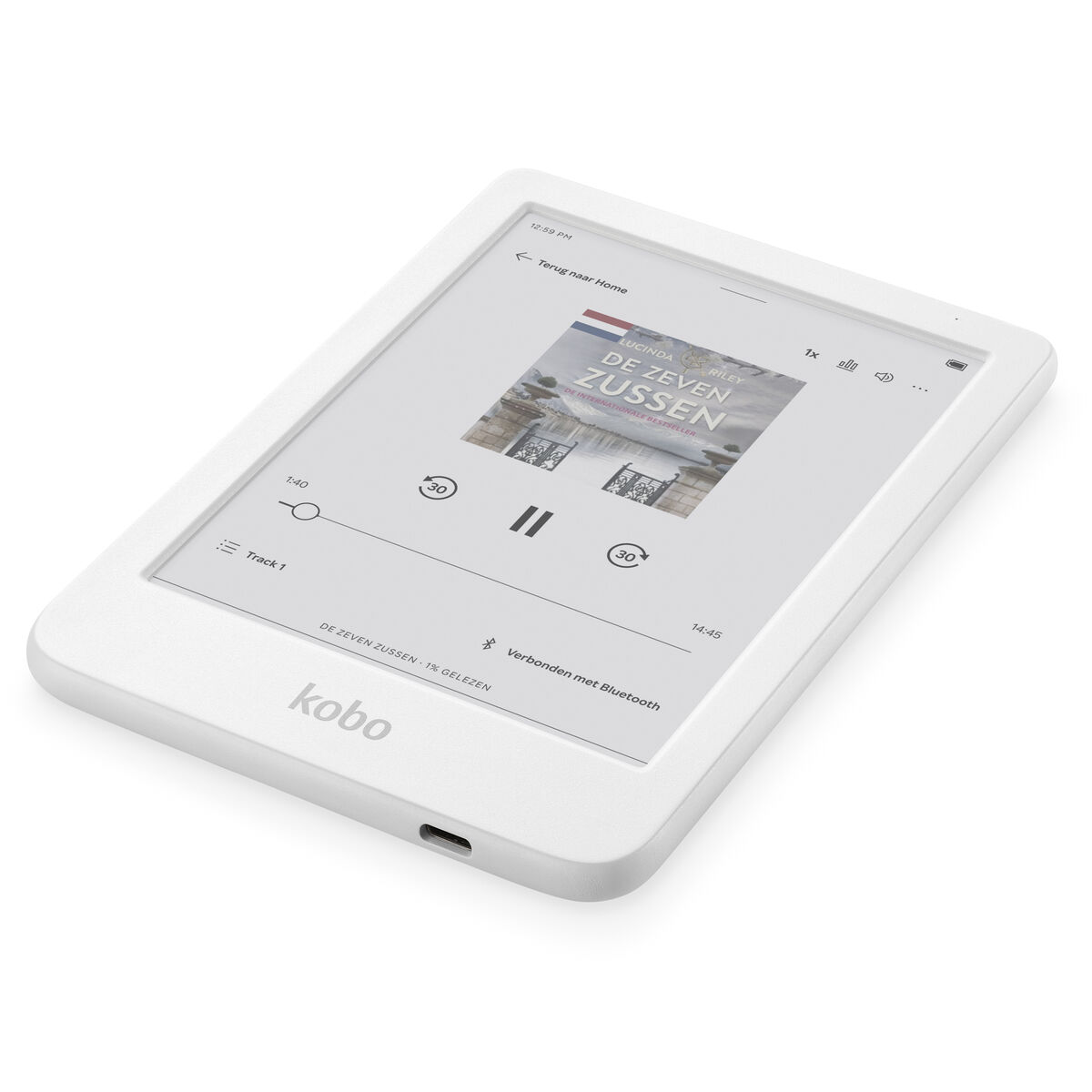Bild von EBook Kobo N367-KU-WH-K-CK White 16 GB 6"