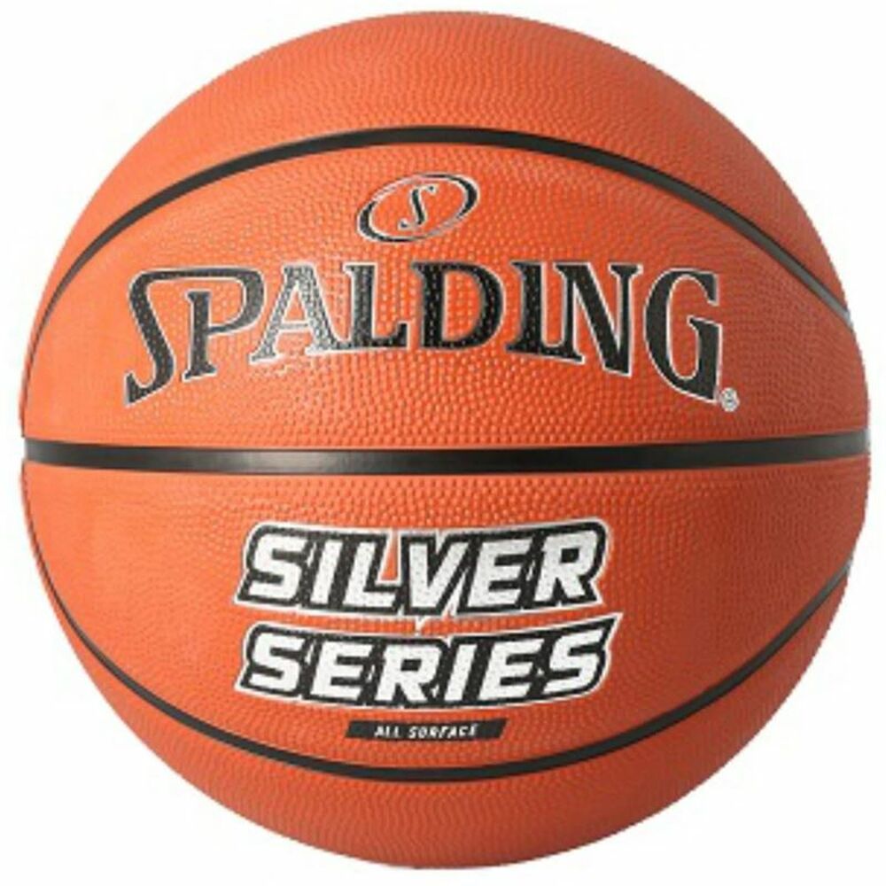 Basketball Silver Series  Spalding 5 Orange
