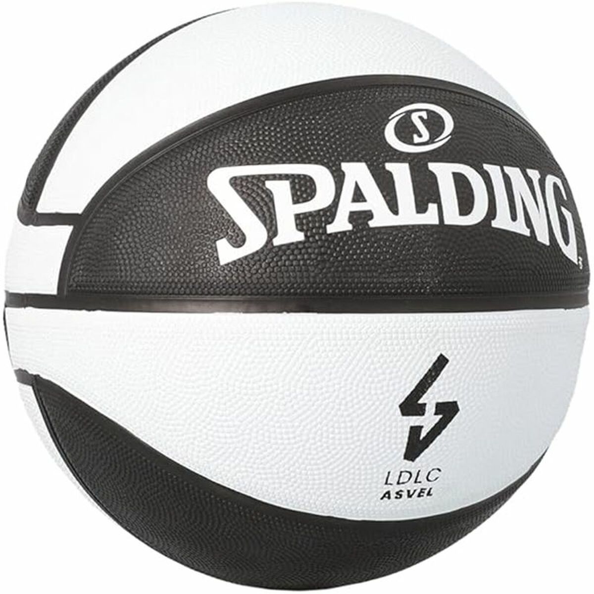 Image secondaire de Ballon de basket Spalding Asvel Sz7 Blanc Noir (Taille 7)