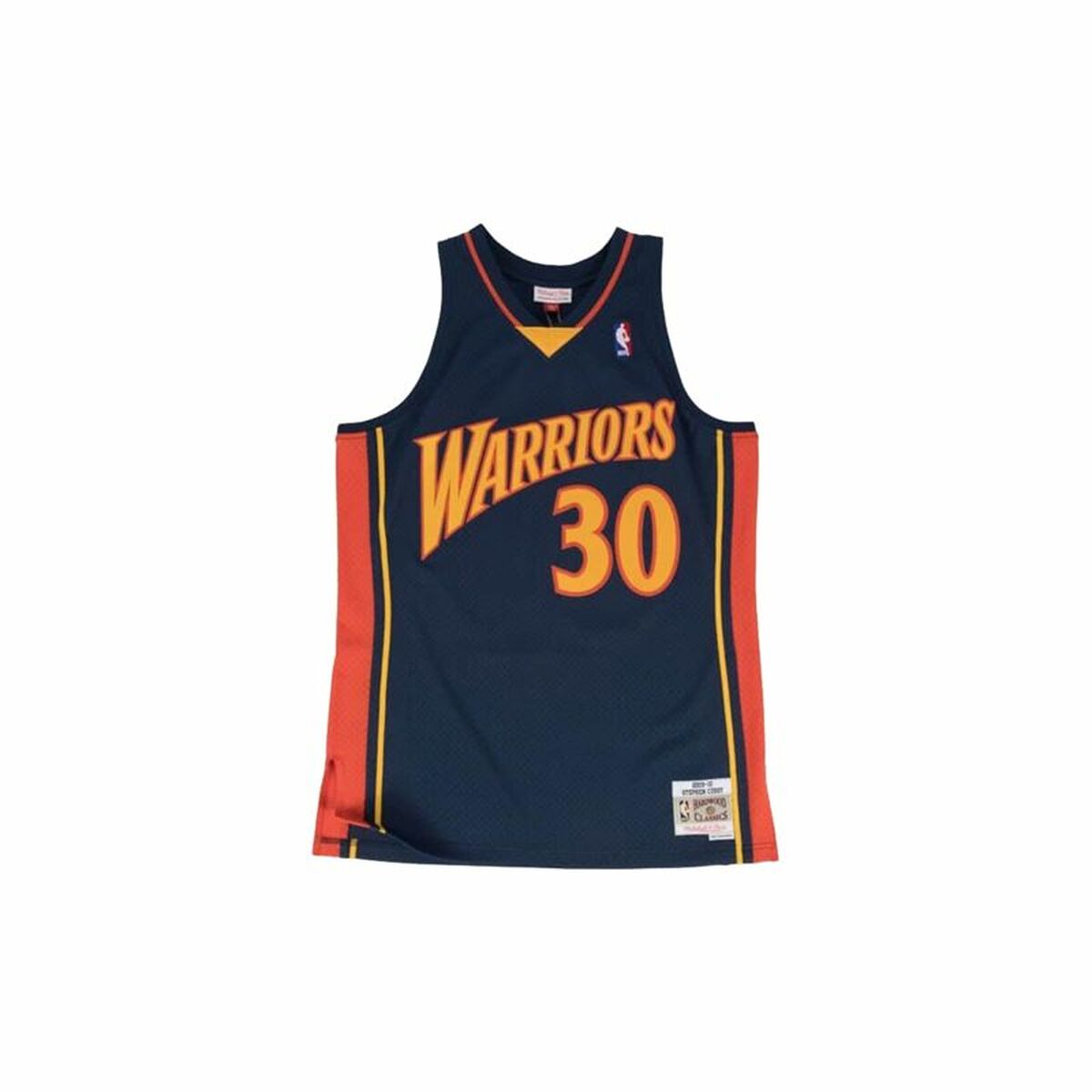 t-shirt de basket Mitchell & Ness  GS Warriors Stepahn Curry Bleu foncé