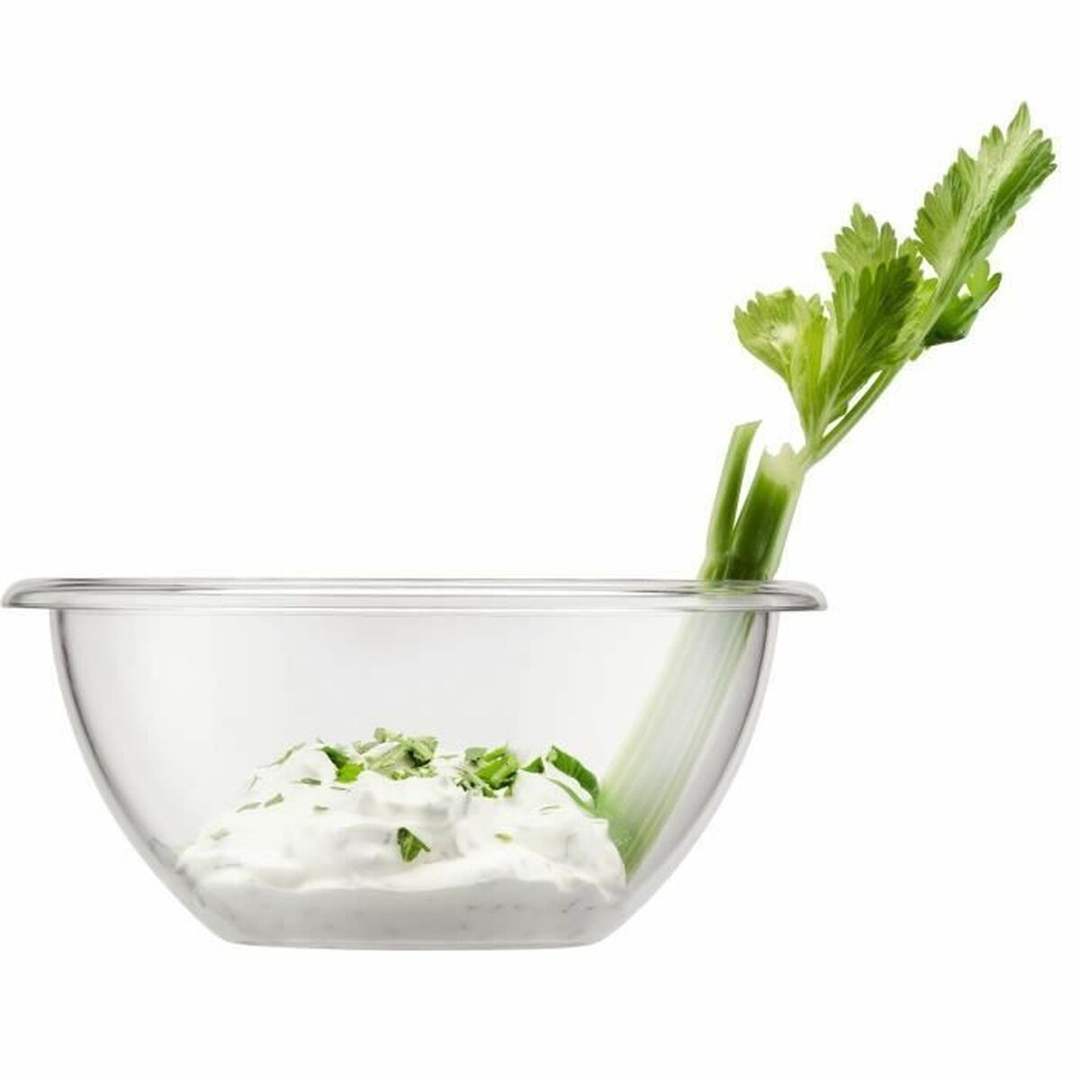 Salad Bowl Bodum Bistro Ø 16 cm Transparent 1,6 L, view 2