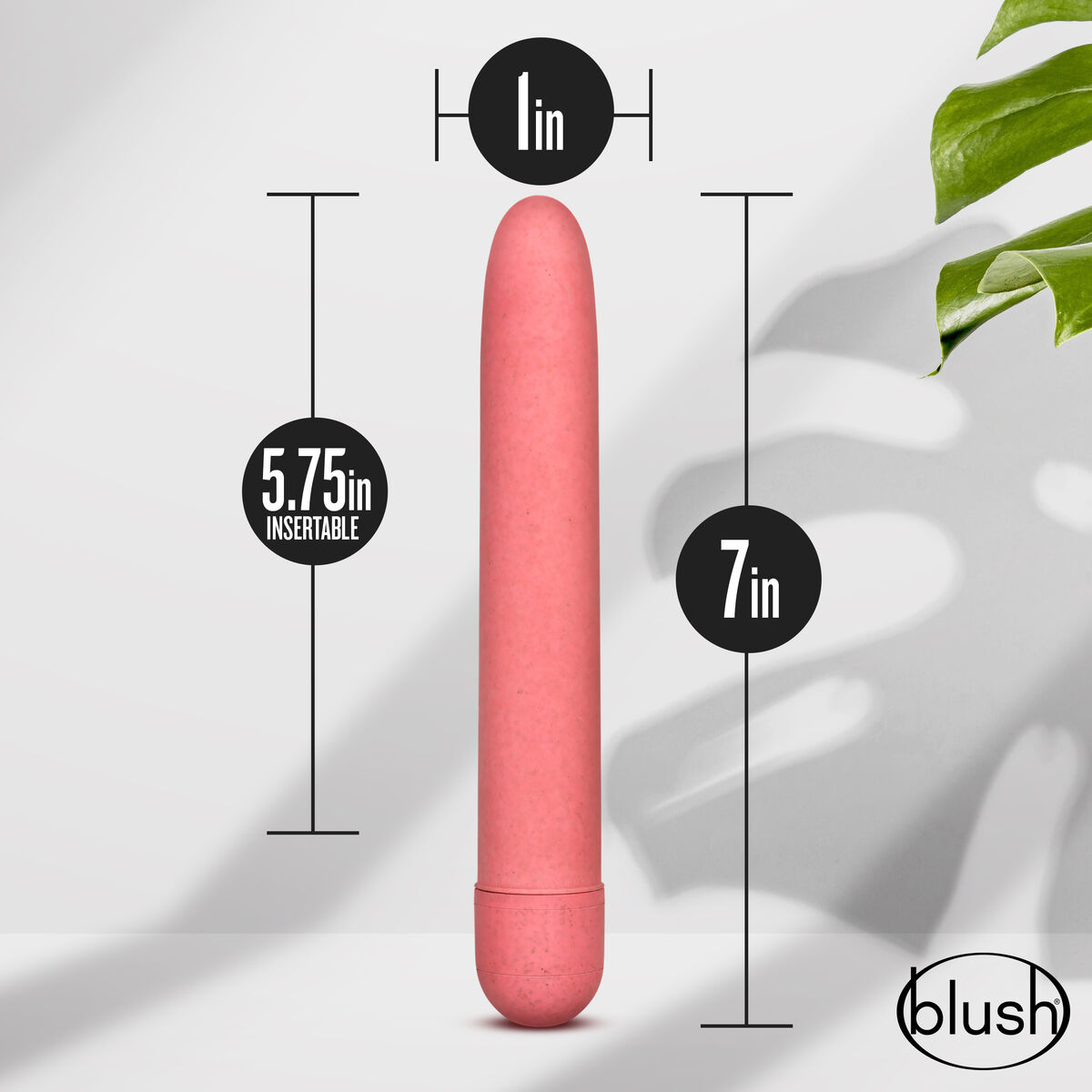 Minivibrátory Blush Gaia Růžový
