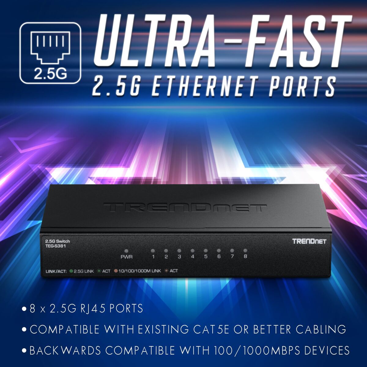 Obrazek Switch Trendnet TEG-S381